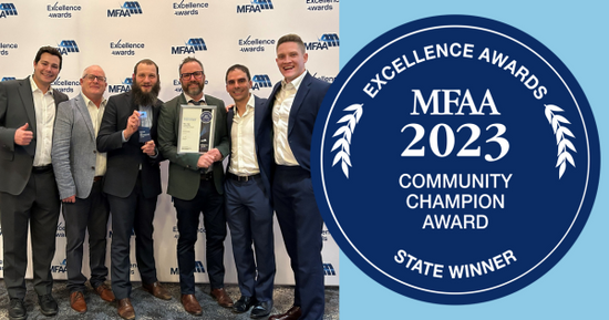 FinancePath takes out coveted Community Champion category at 2023 MFAA Excellence Awards.